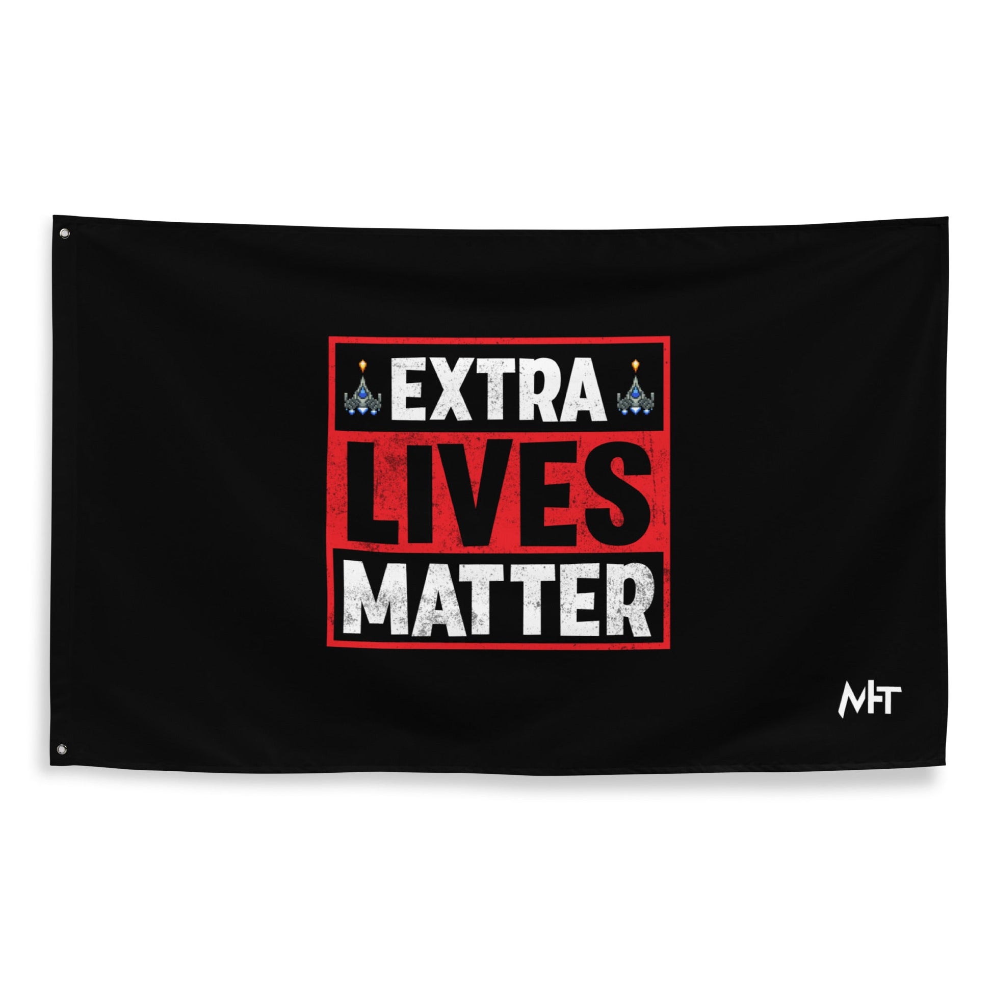 Extra Lives Matter Flag by DarkByteGear