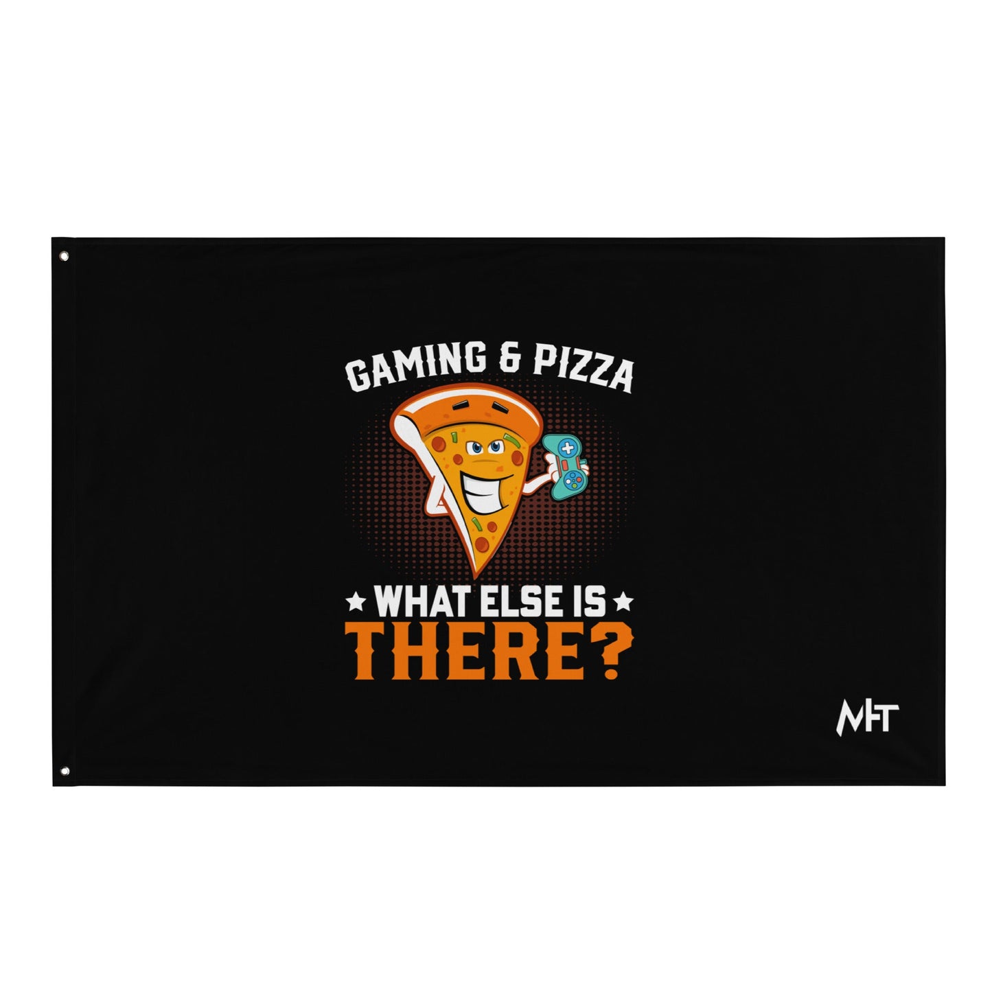 Gaming & Pizza, What else is there? Flag by DarkByteGear