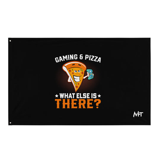 Gaming & Pizza, What else is there? Flag by DarkByteGear