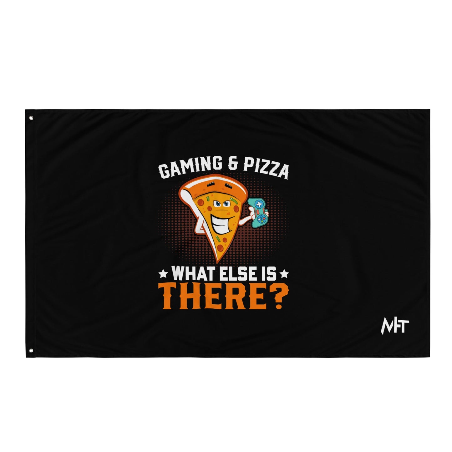 Gaming & Pizza, What else is there? Flag by DarkByteGear