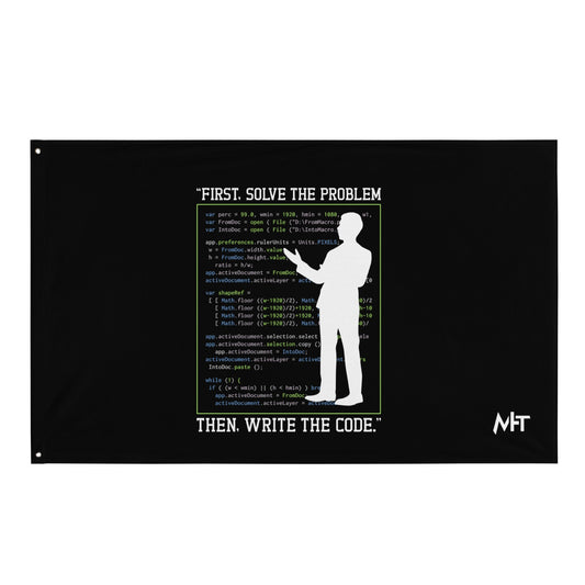 First, Solve the problem; then, Write the code V5 - Flag by DarkByteGear