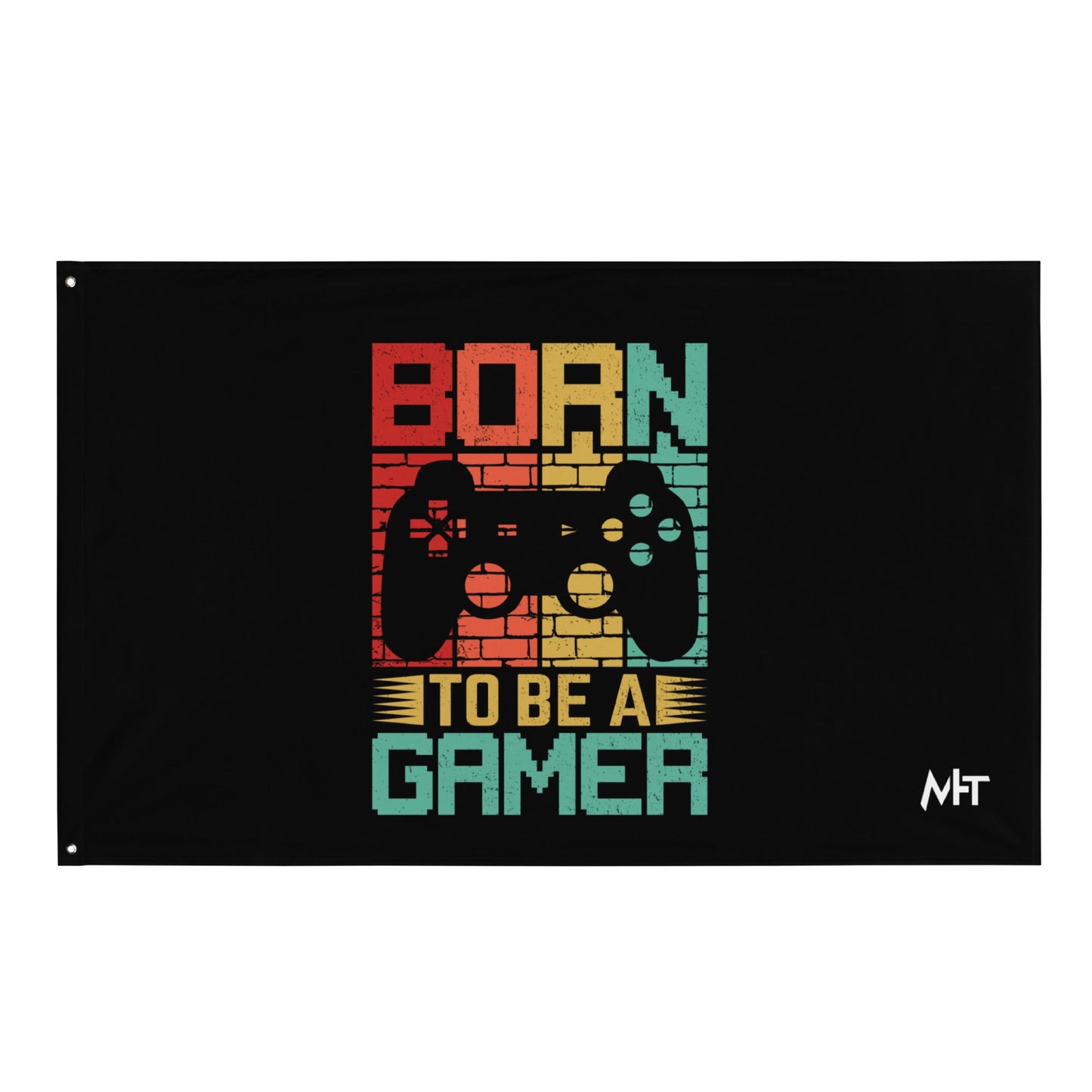 Born to Be a Gamer - Shagor Flag by DarkByteGear