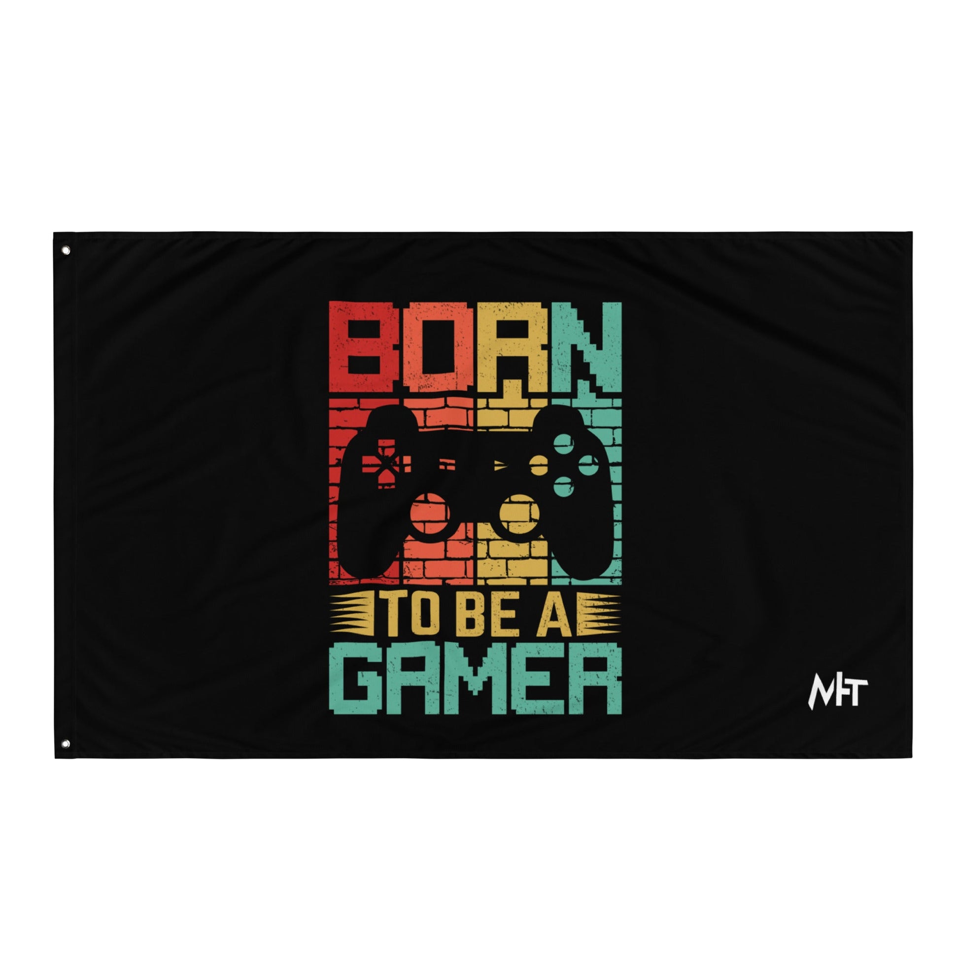Born to Be a Gamer - Shagor Flag by DarkByteGear
