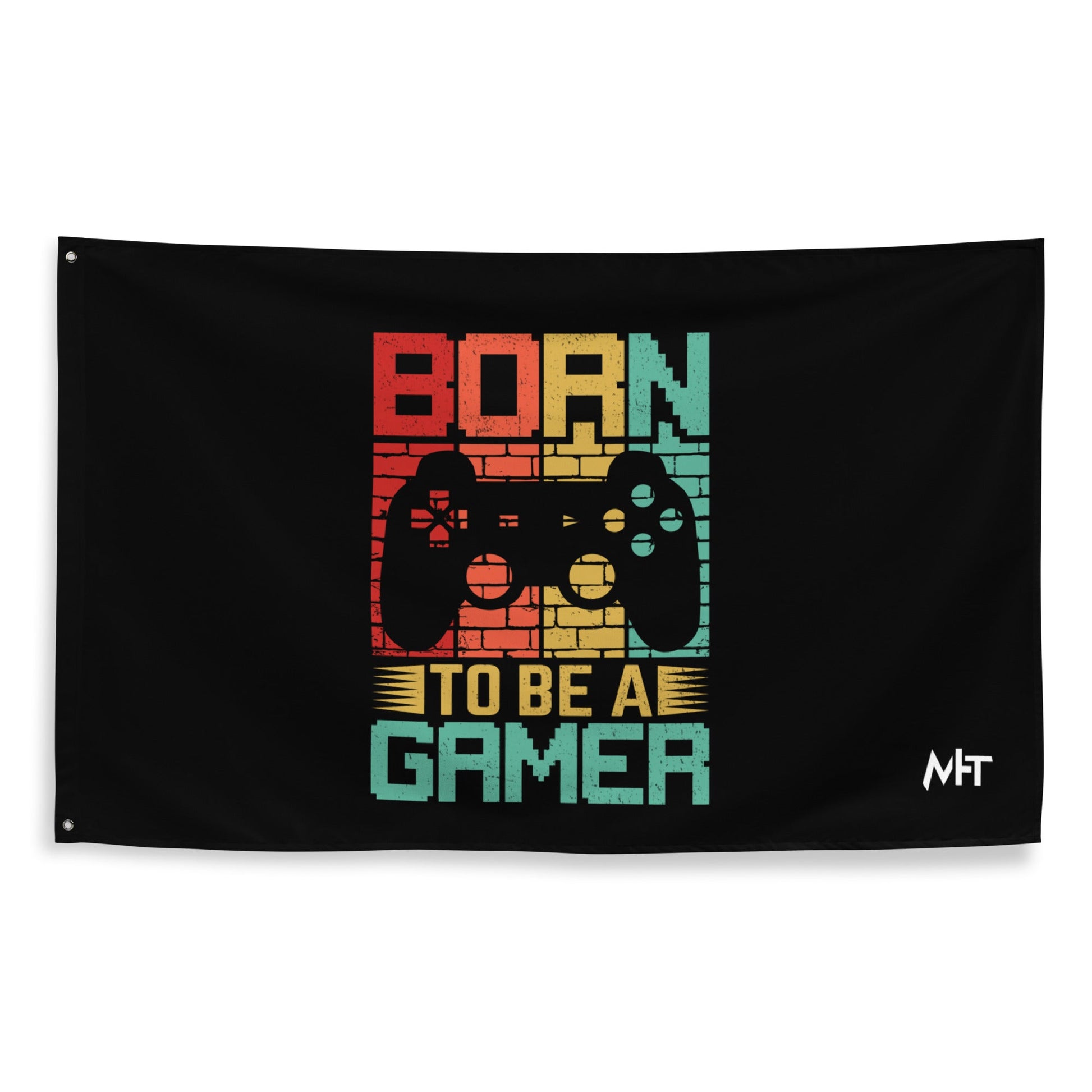 Born to Be a Gamer - Shagor Flag by DarkByteGear