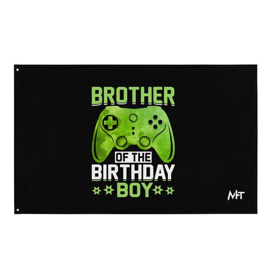 Brother of the Birthday Boy Flag by DarkByteGear