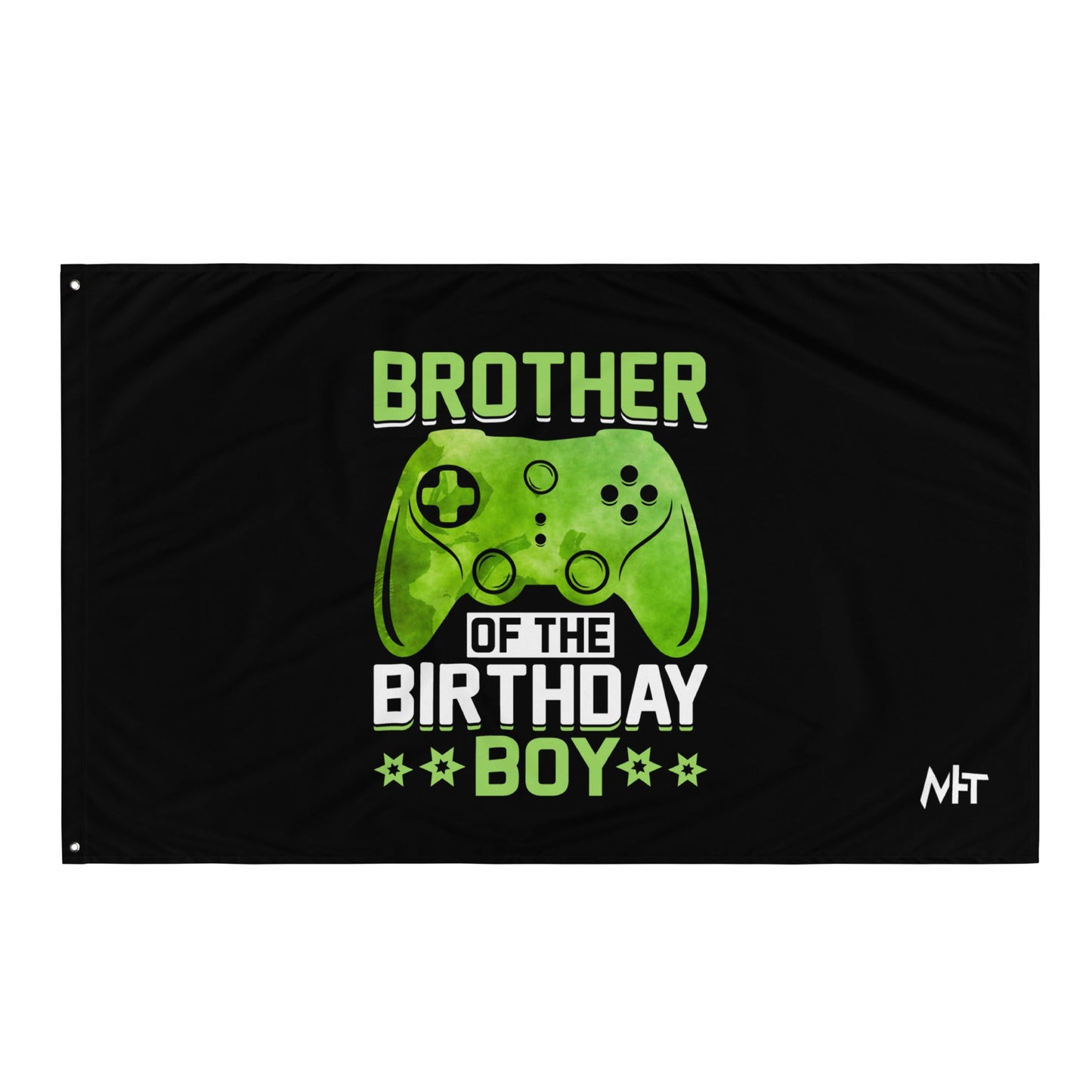 Brother of the Birthday Boy Flag by DarkByteGear