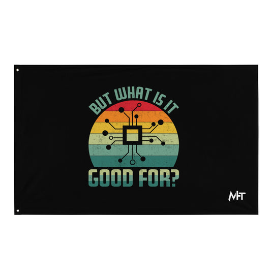 But What is it Good for - Wall Flag by DarkByteGear