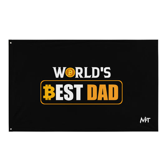World's Best Dad - Flag by DarkByteGear