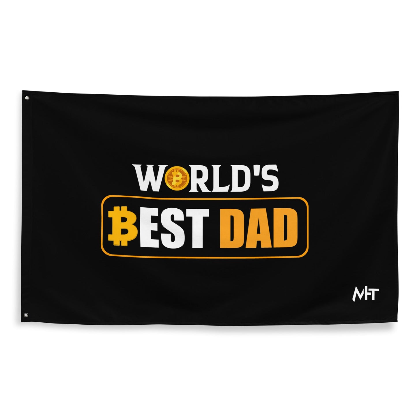 World's Best Dad - Flag by DarkByteGear