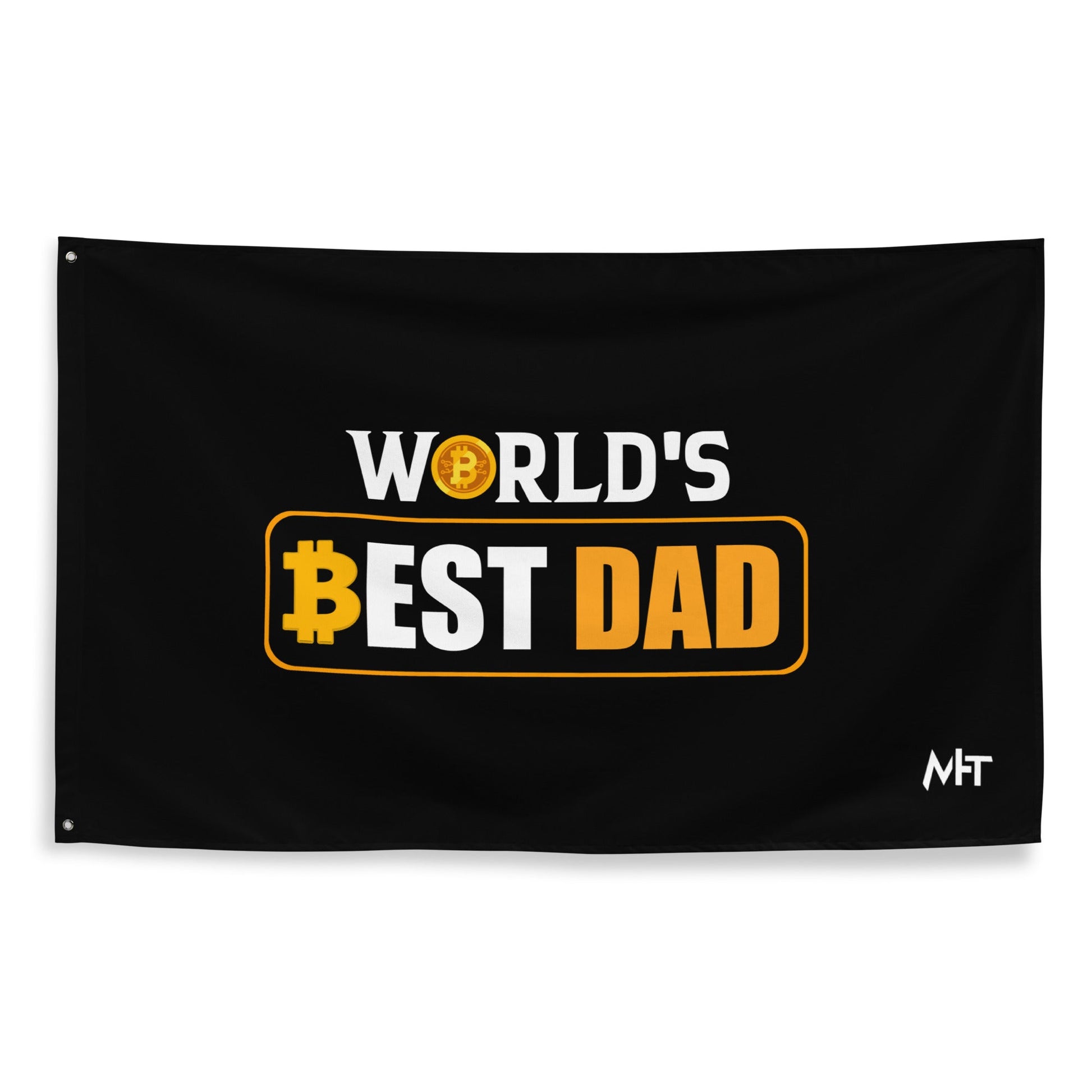 World's Best Dad - Flag by DarkByteGear