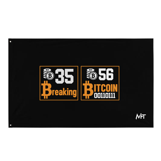 35 + 56 Breaking Bitcoin Flag by DarkByteGear