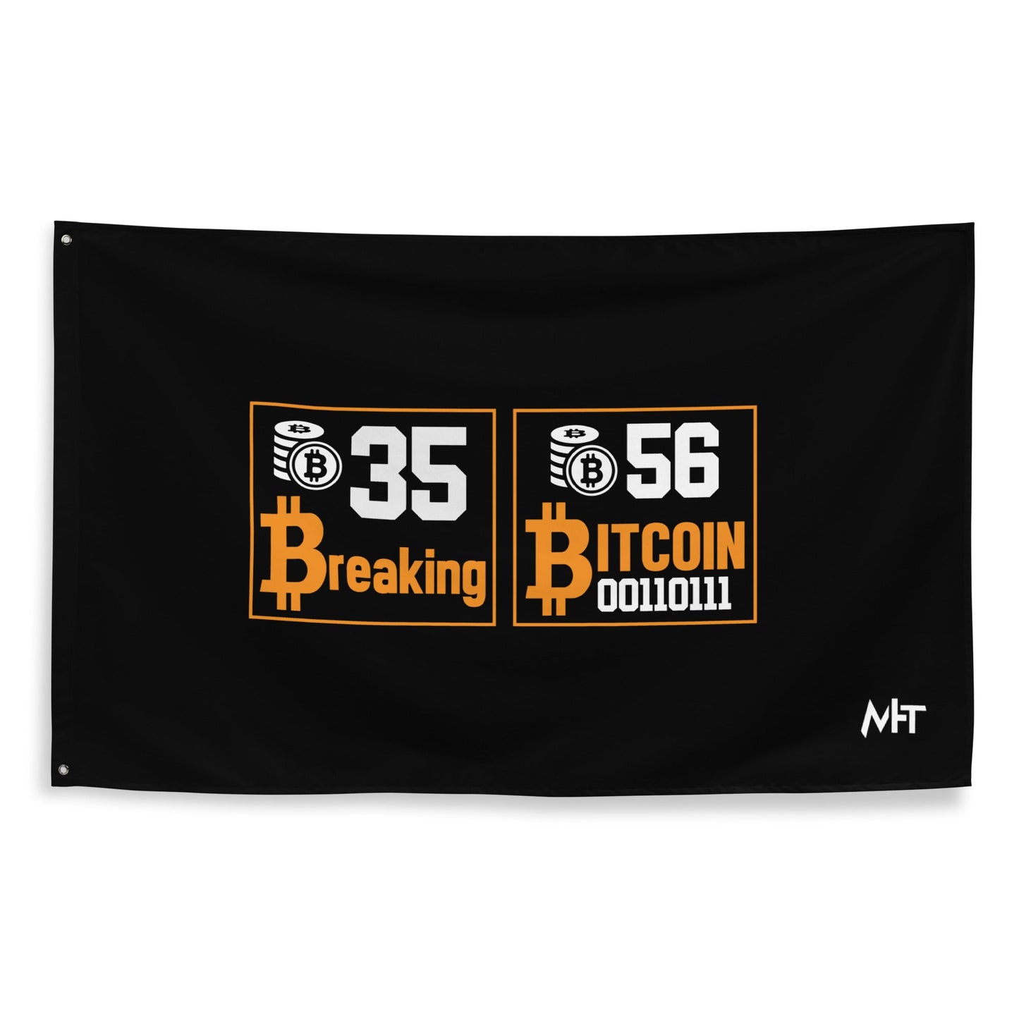 35 + 56 Breaking Bitcoin Flag by DarkByteGear