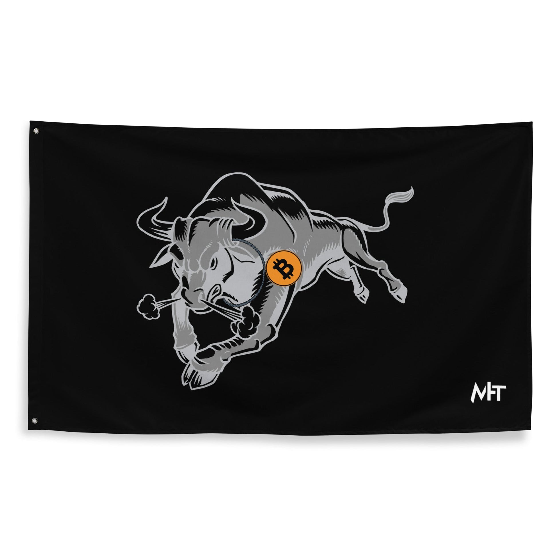 Strong Bitcoin Bull Flag by DarkByteGear