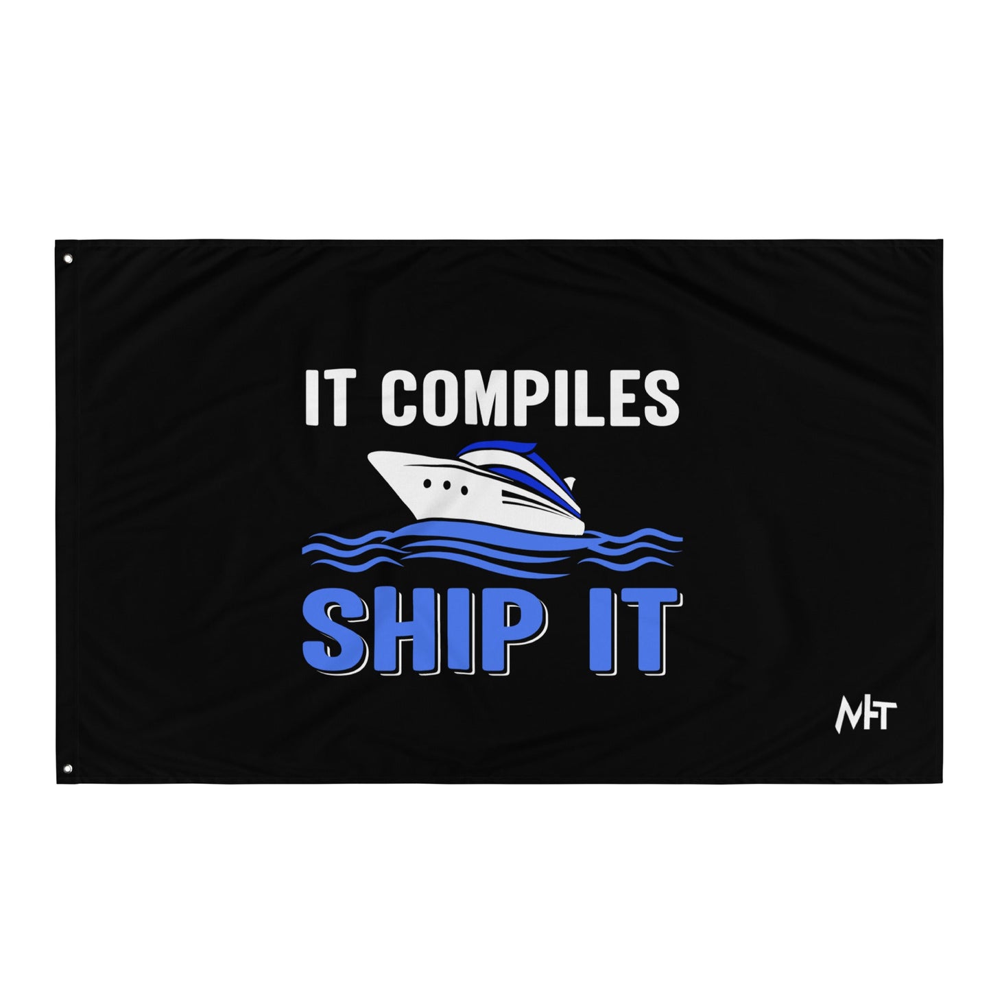 It Compiles, Ship it Flag by DarkByteGear