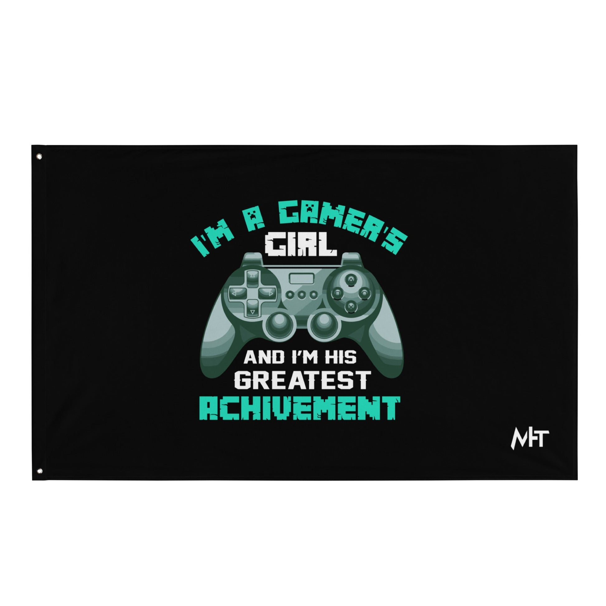 I am a Gamer's Girl - Flag by DarkByteGear