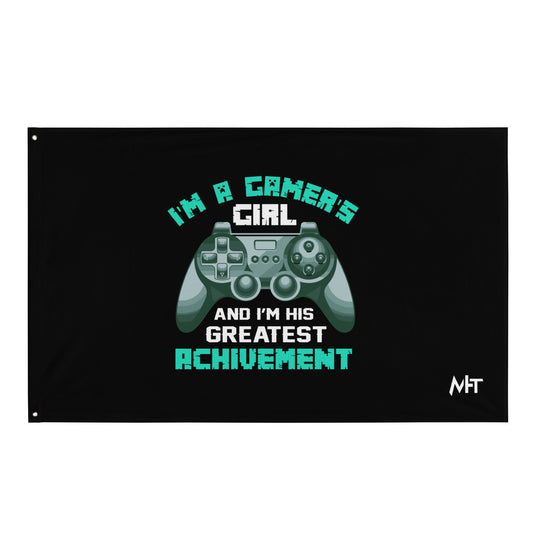 I am a Gamer's Girl - Flag by DarkByteGear