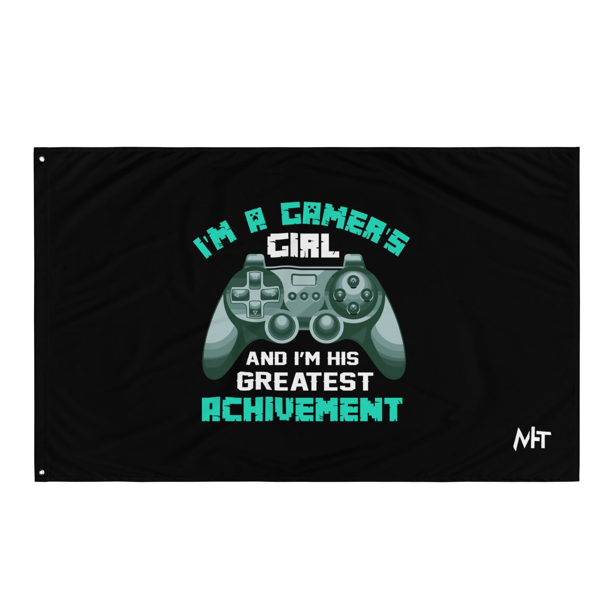 I am a Gamer's Girl - Flag by DarkByteGear