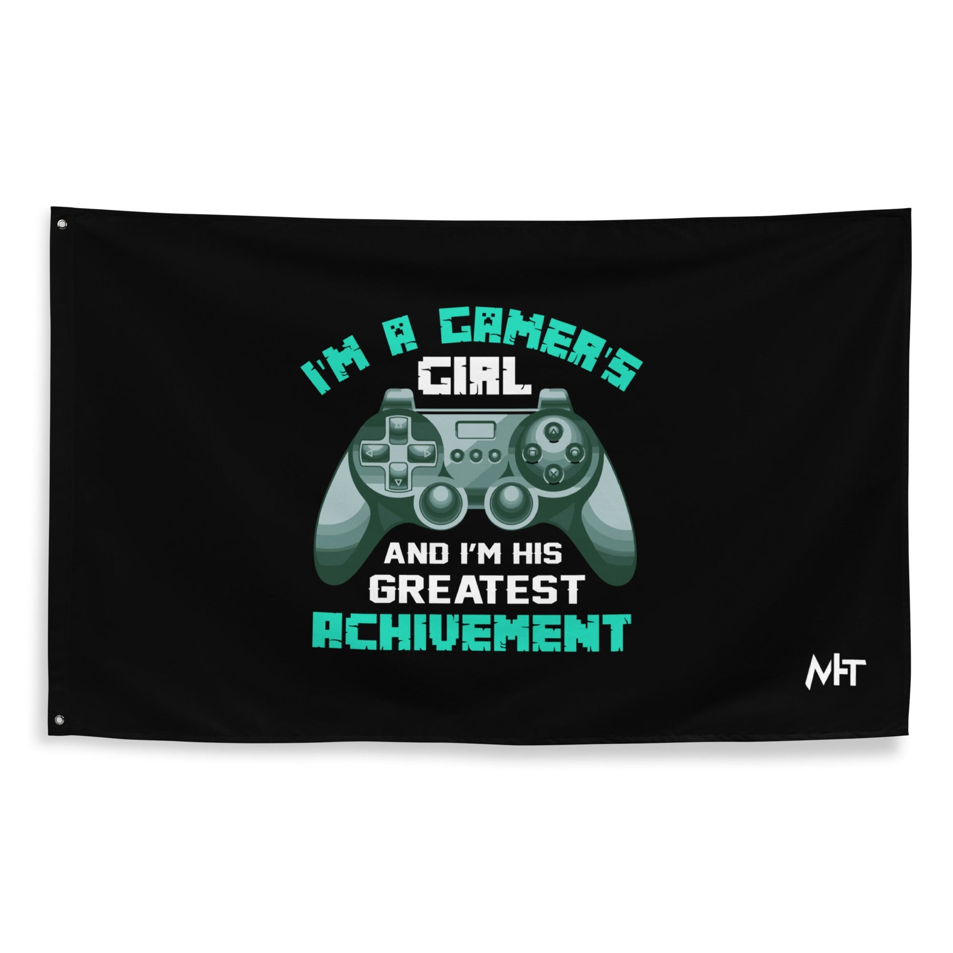 I am a Gamer's Girl - Flag by DarkByteGear