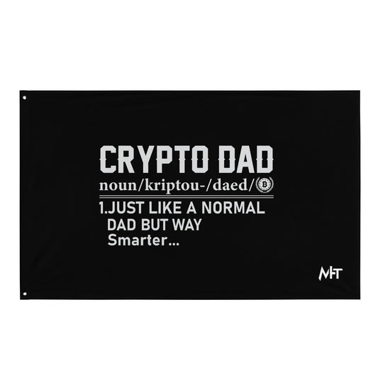 Crypto Dad Definition Flag by DarkByteGear