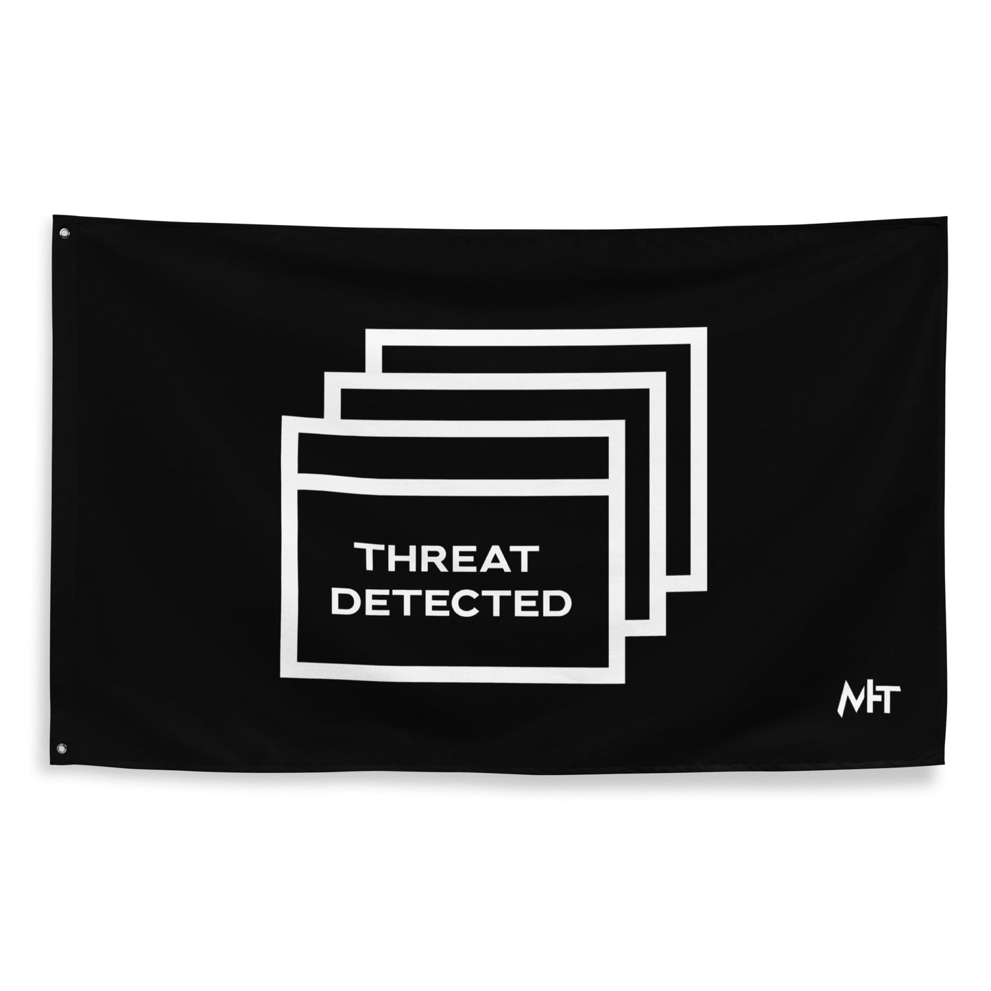 Threat Detected Flag by DarkByteGear