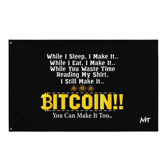 Bitcoin! You can Make it too Flag by DarkByteGear