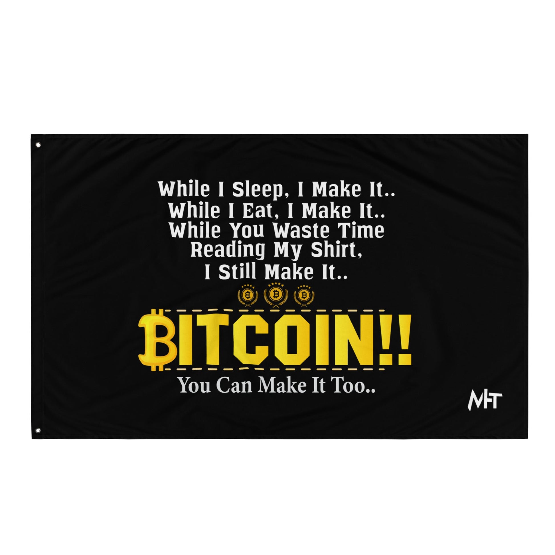 Bitcoin! You can Make it too Flag by DarkByteGear