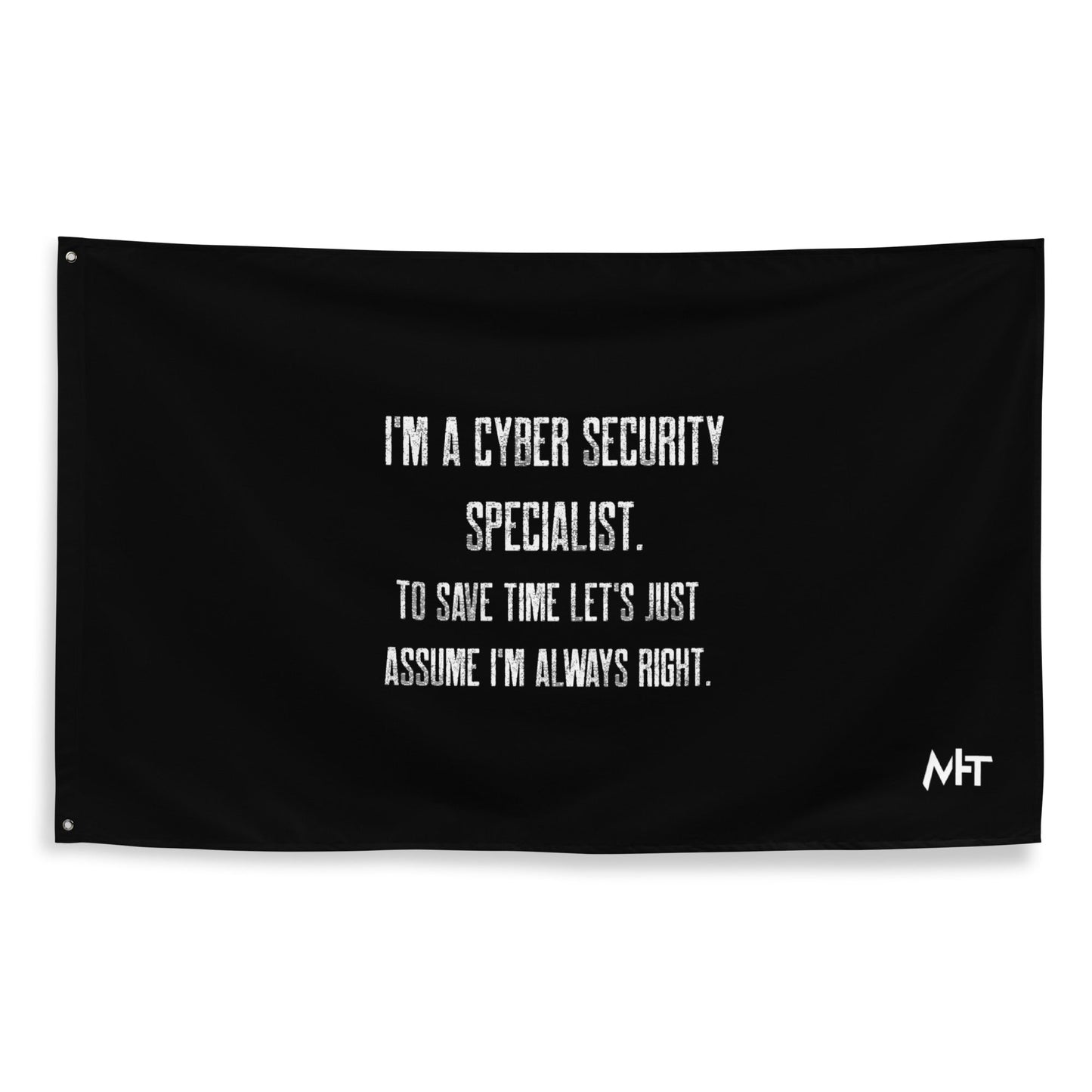 I am a Cyber Security Specialist Flag by DarkByteGear