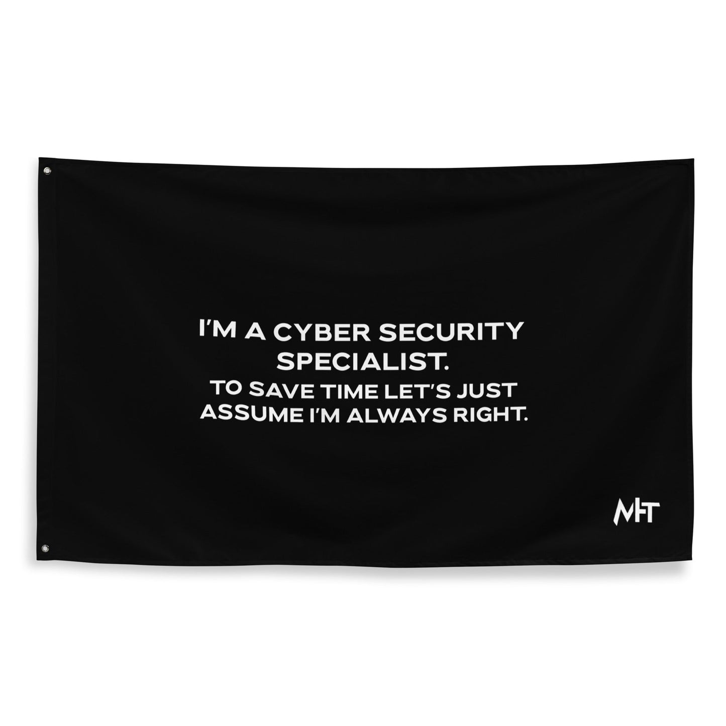 I am a Cyber Security Specialist V1 - Flag by DarkByteGear