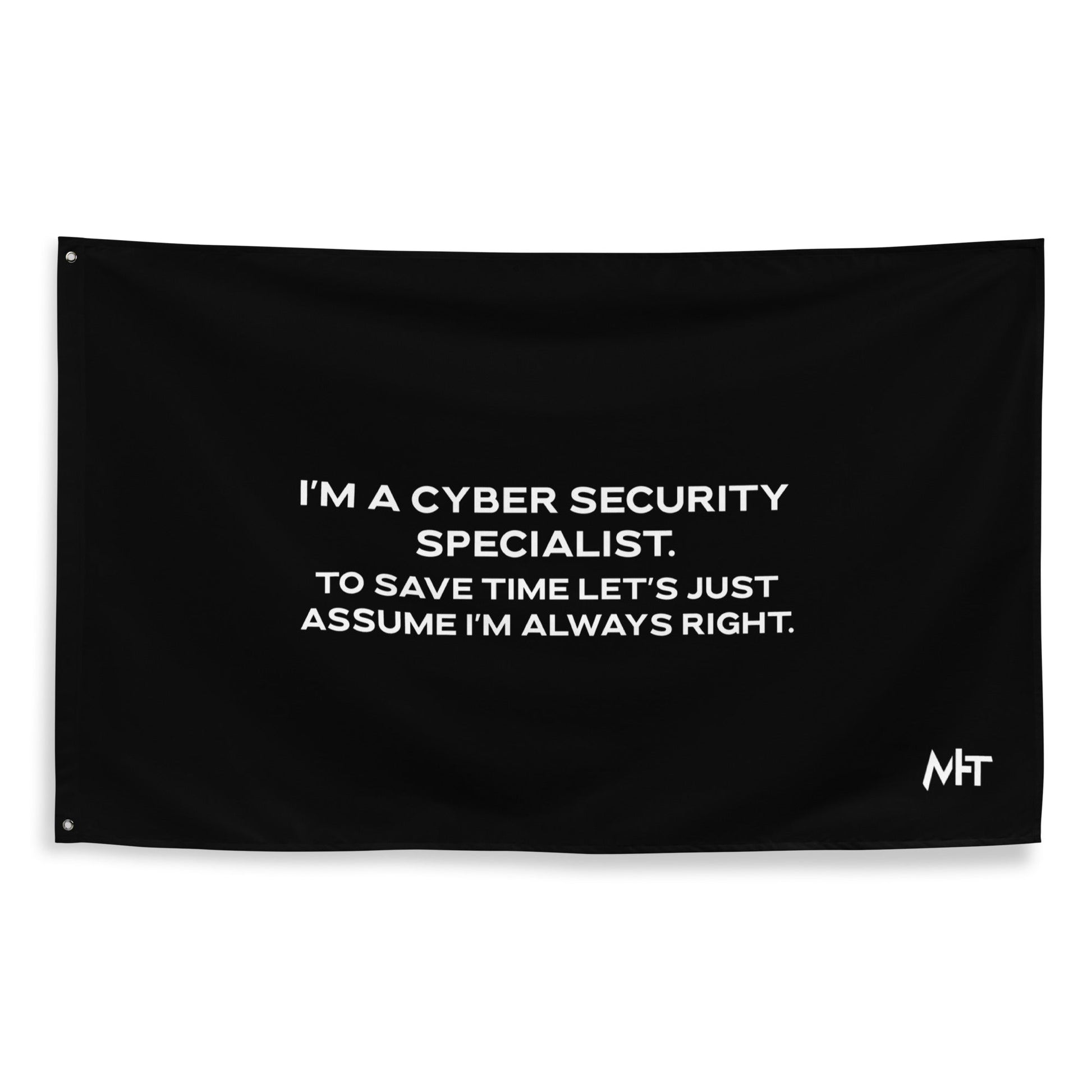 I am a Cyber Security Specialist V1 - Flag by DarkByteGear