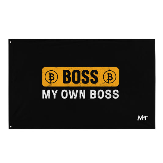 Boss My Own Boss - Flag by DarkByteGear