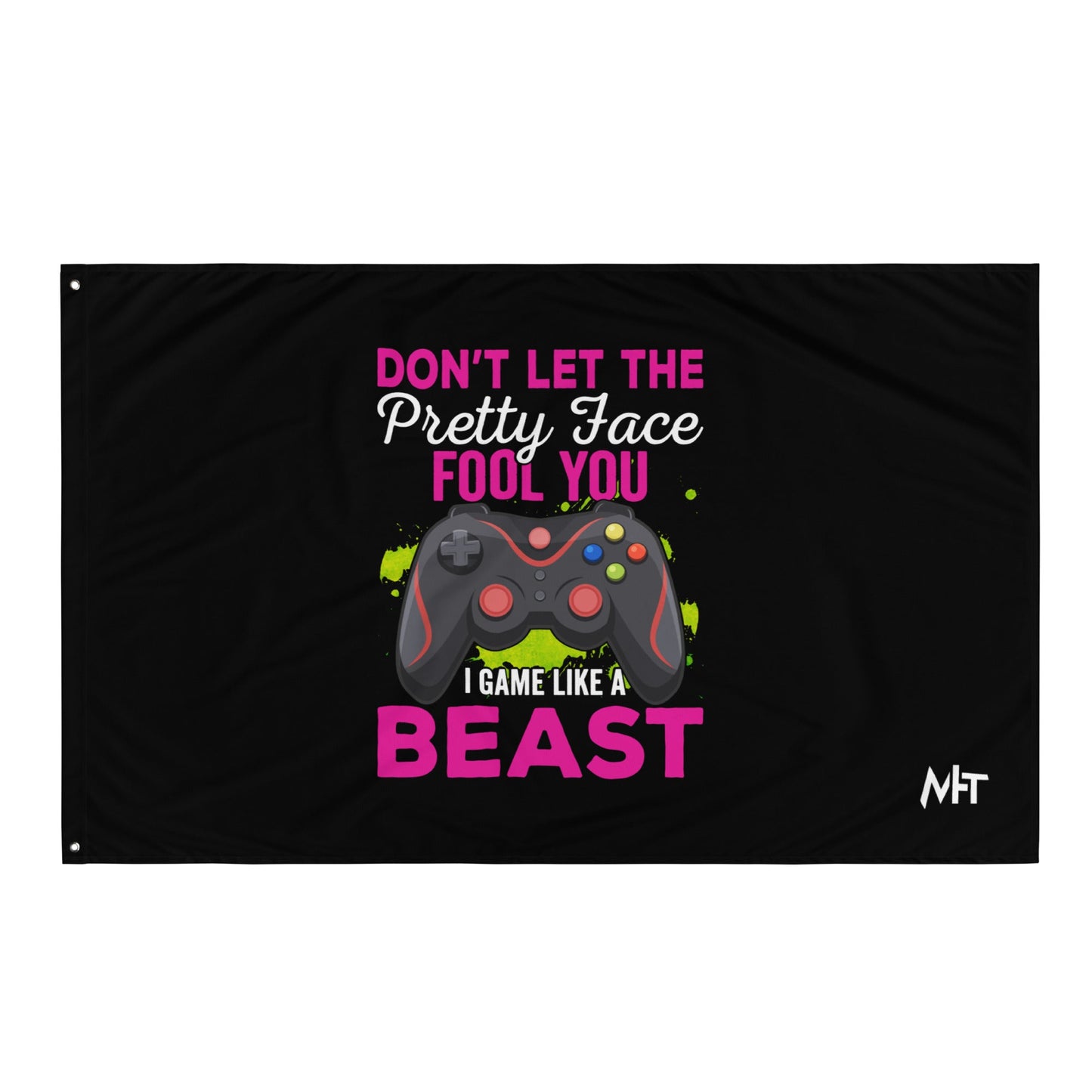 Don't let the pretty face fool you - Flag by DarkByteGear