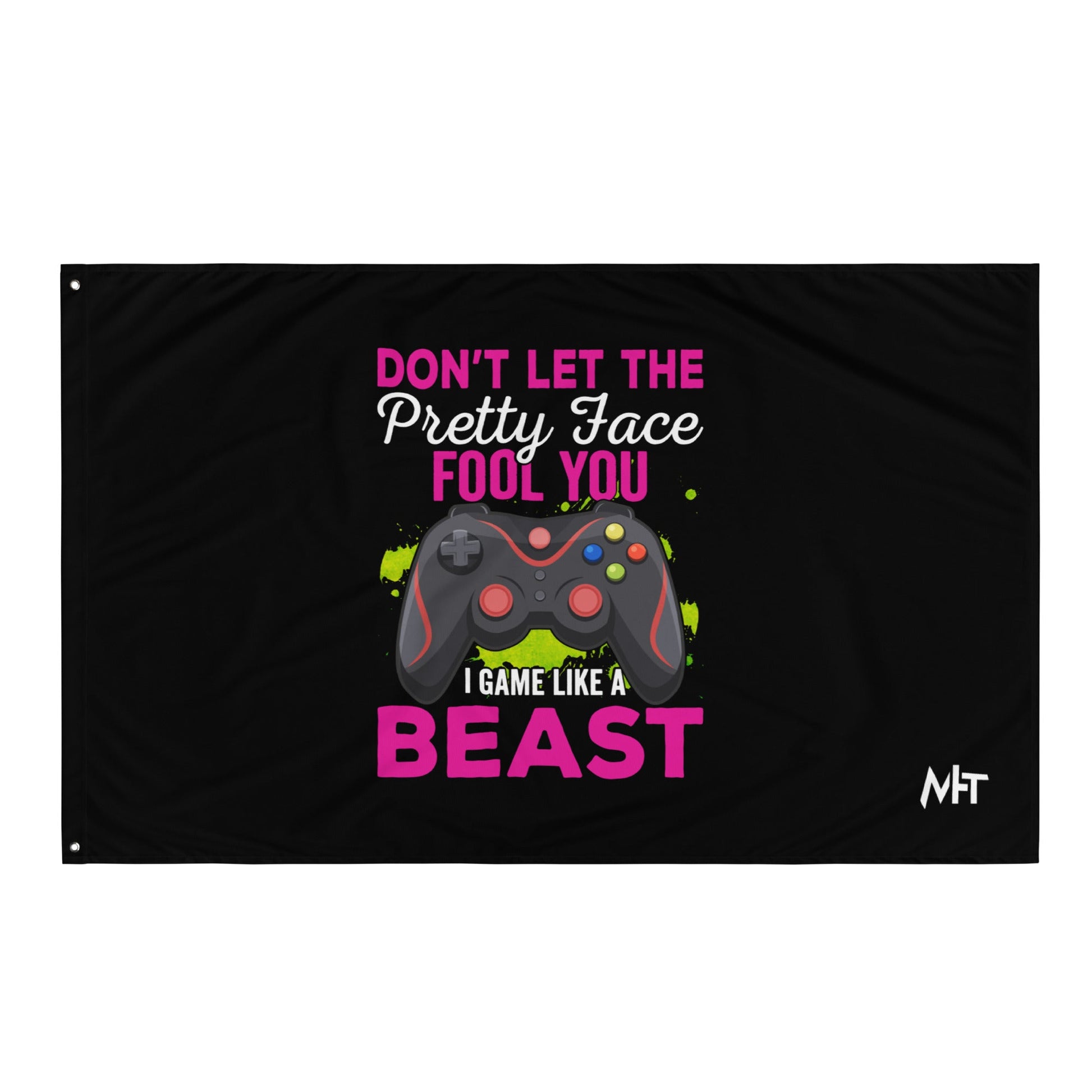 Don't let the pretty face fool you - Flag by DarkByteGear