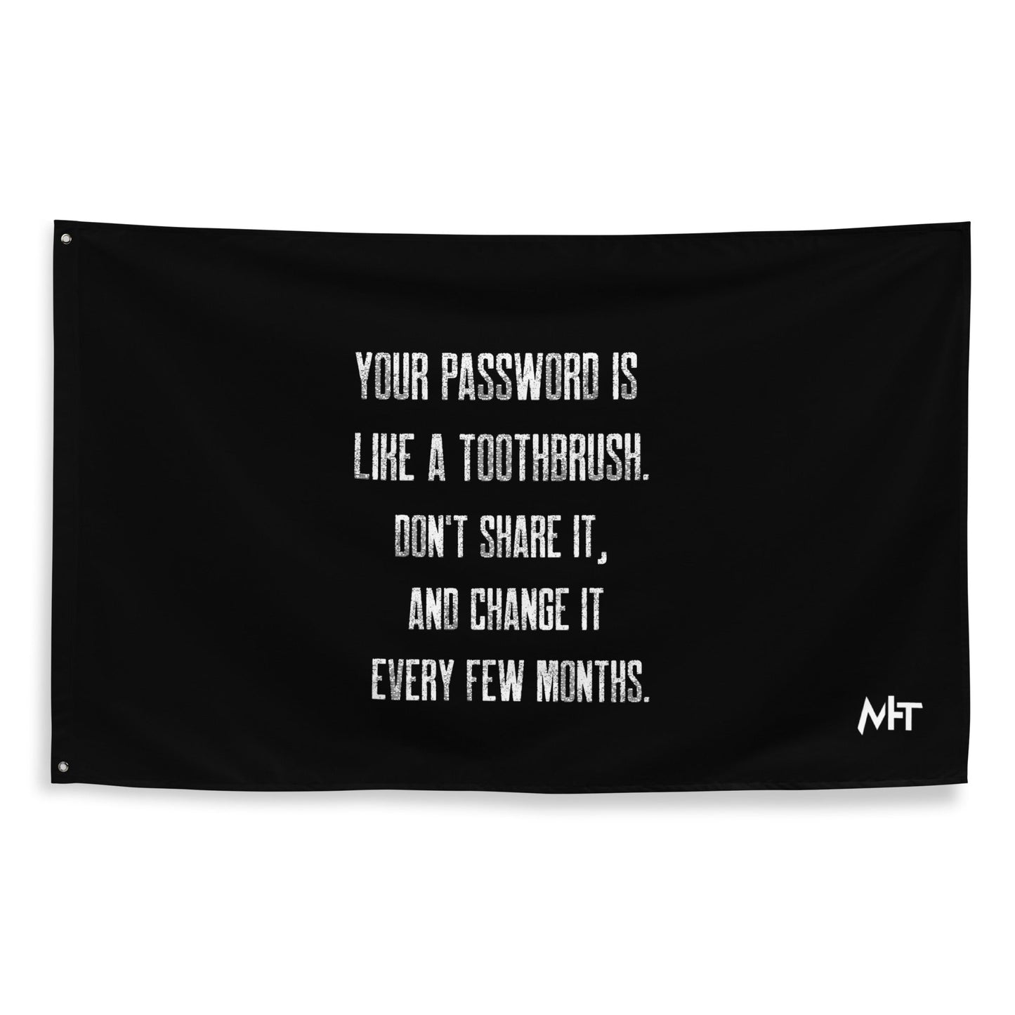 Your password is like a toothbrush V1 - Flag by DarkByteGear