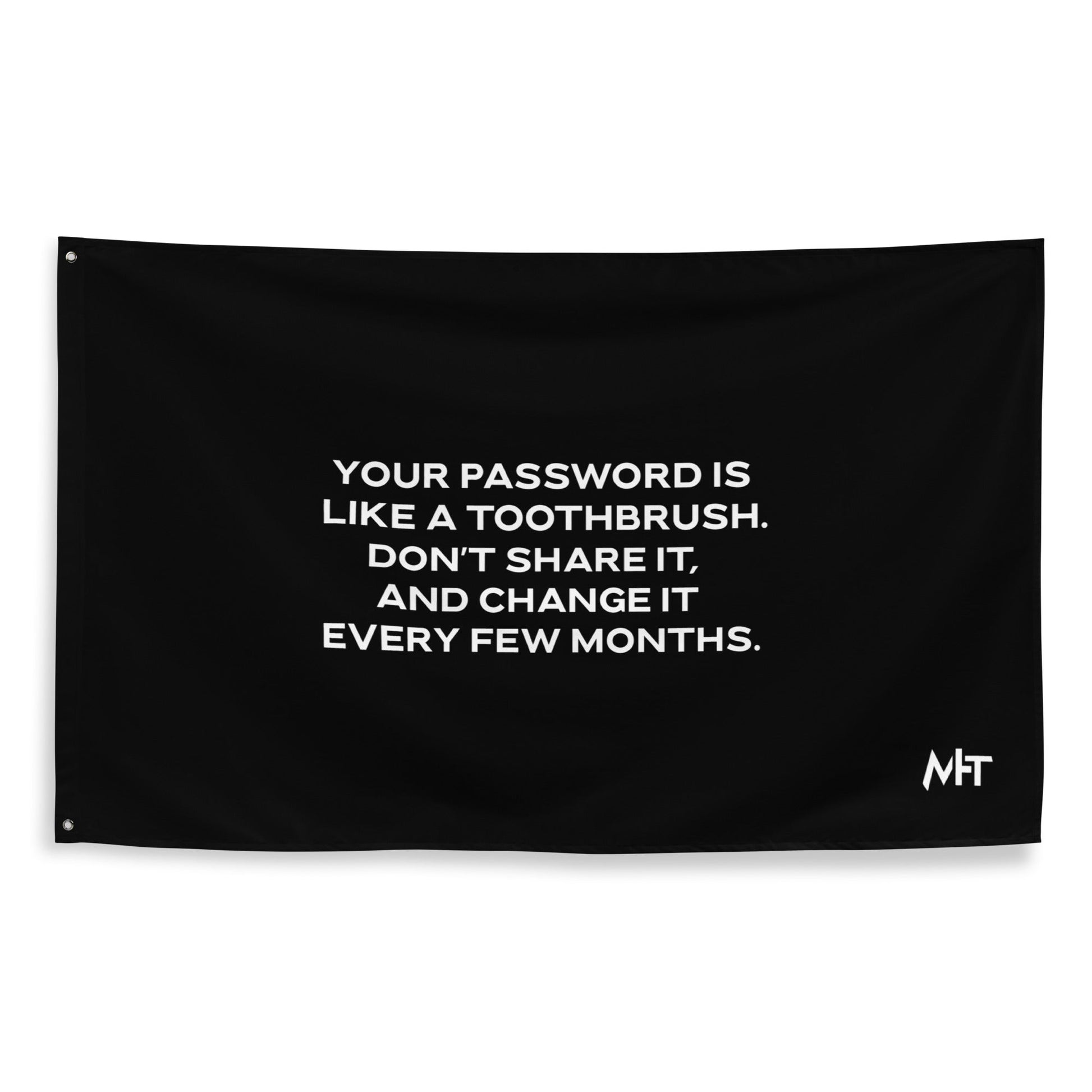 Your password is like a toothbrush V2 - Flag by DarkByteGear