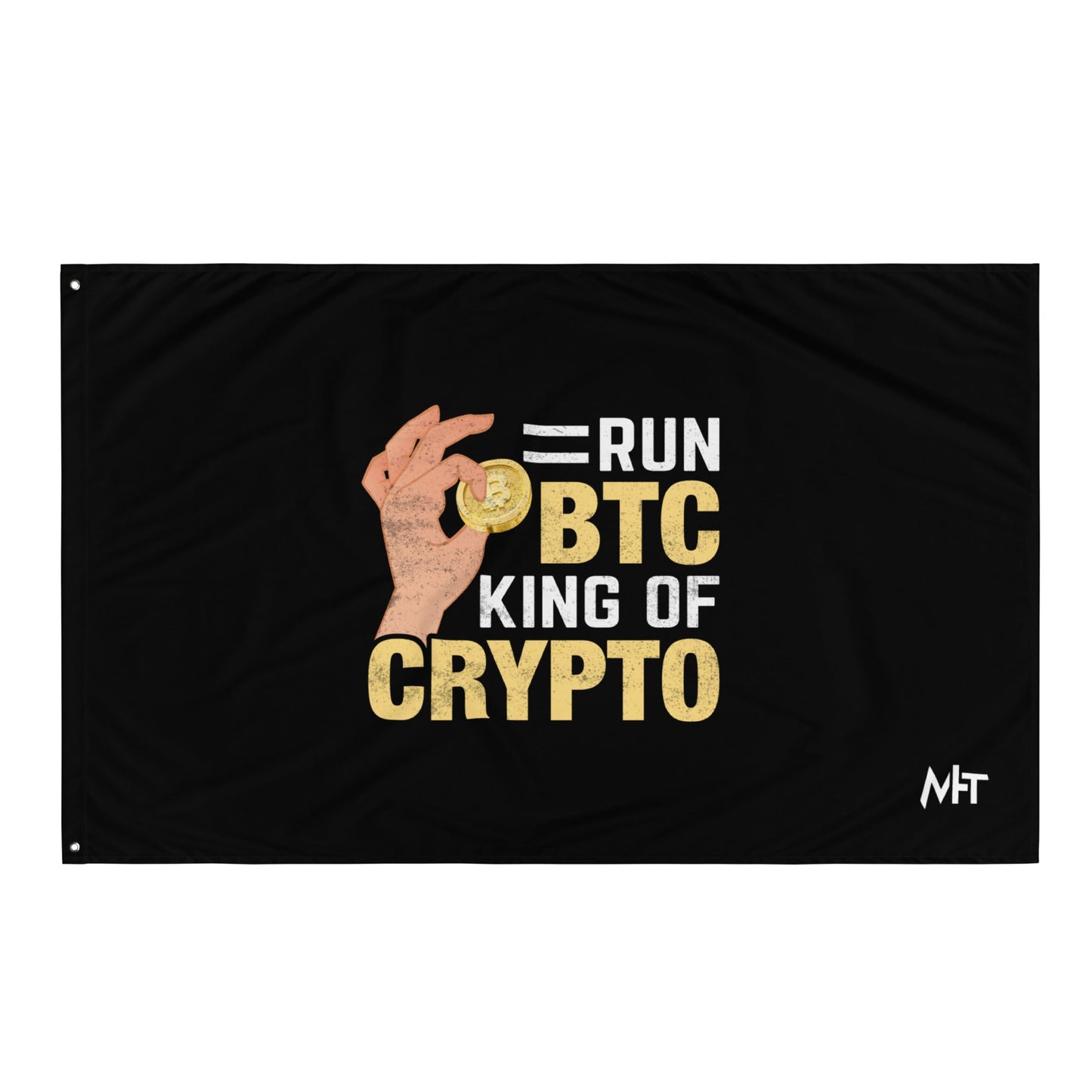 = Run BTC King of BitCoin - Flag by DarkByteGear
