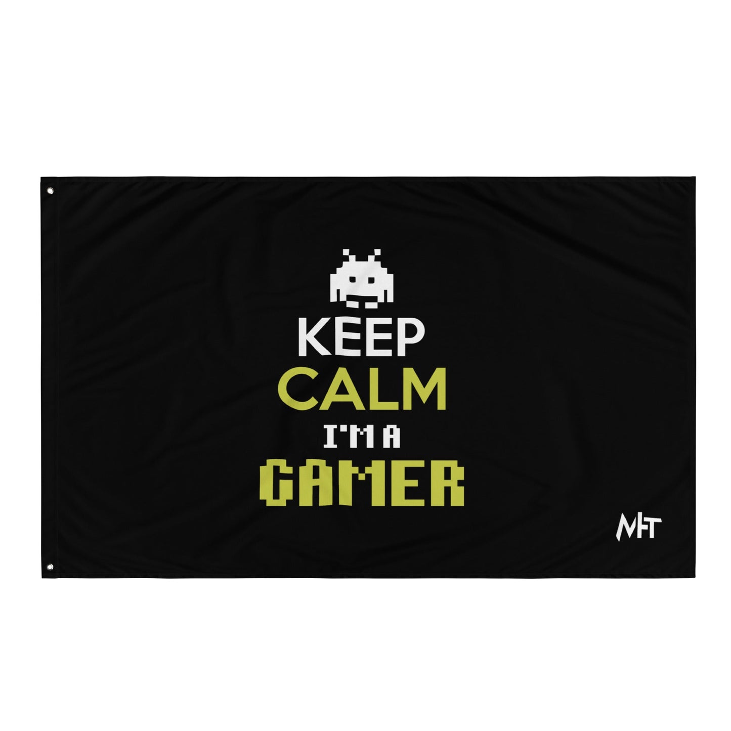 Keep Calm and I am a Gamer - Flag by DarkByteGear