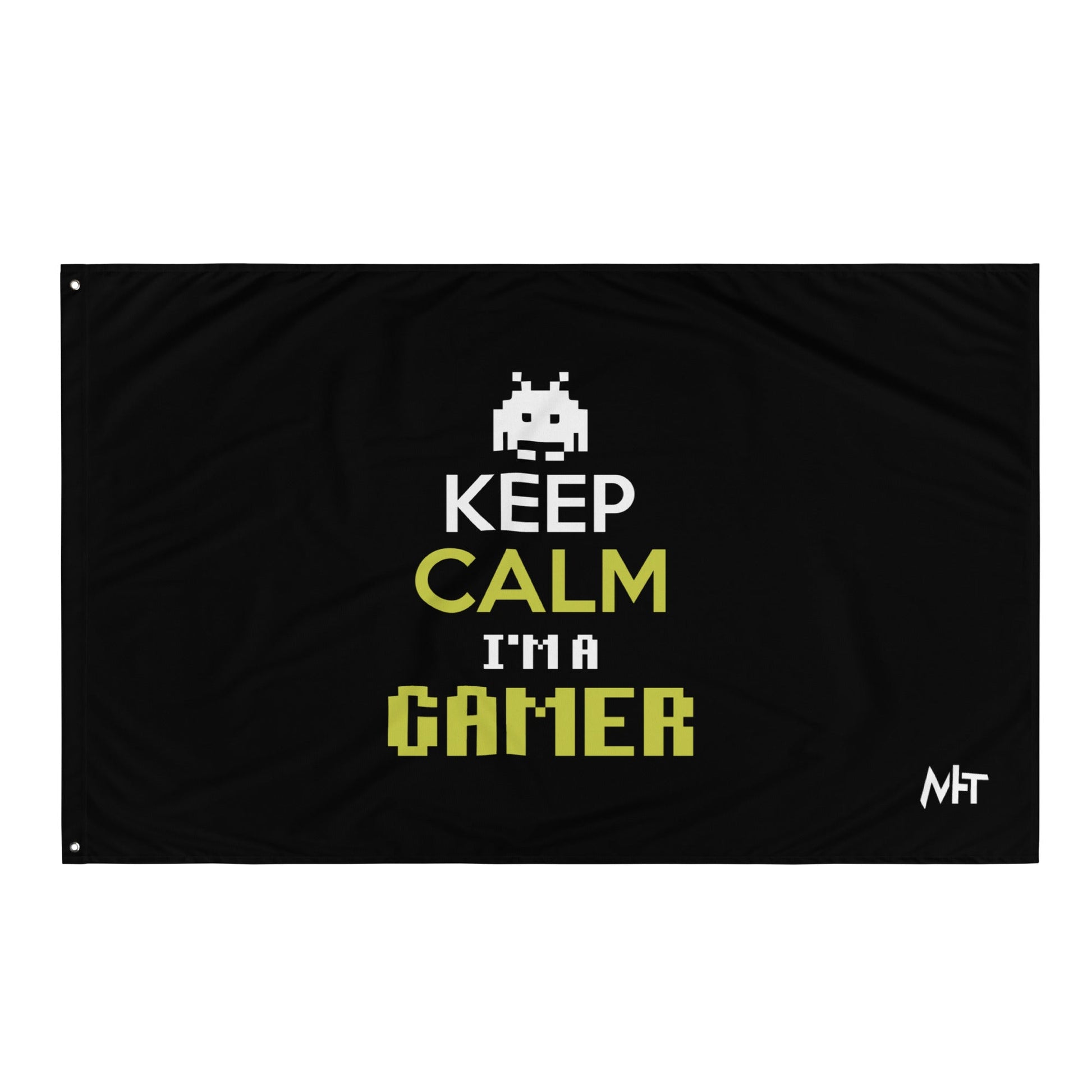 Keep Calm and I am a Gamer - Flag by DarkByteGear