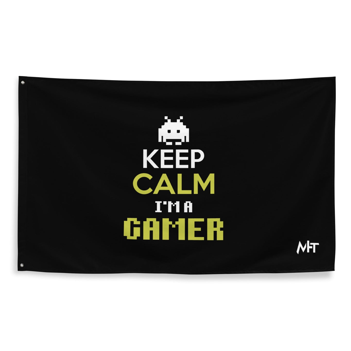 Keep Calm and I am a Gamer - Flag by DarkByteGear