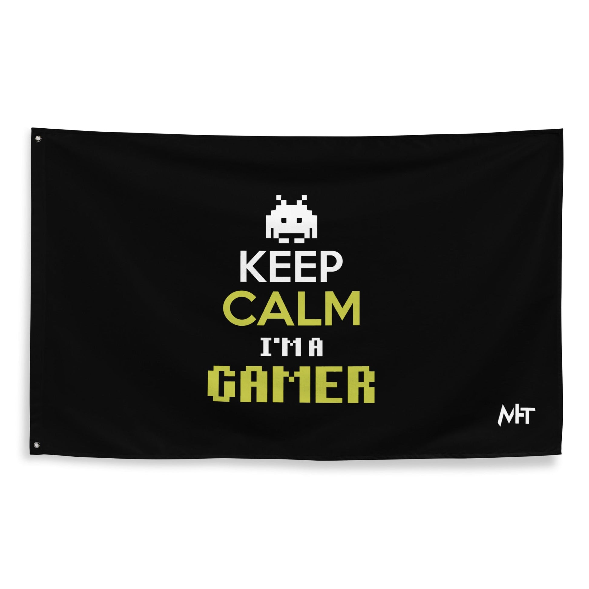 Keep Calm and I am a Gamer - Flag by DarkByteGear