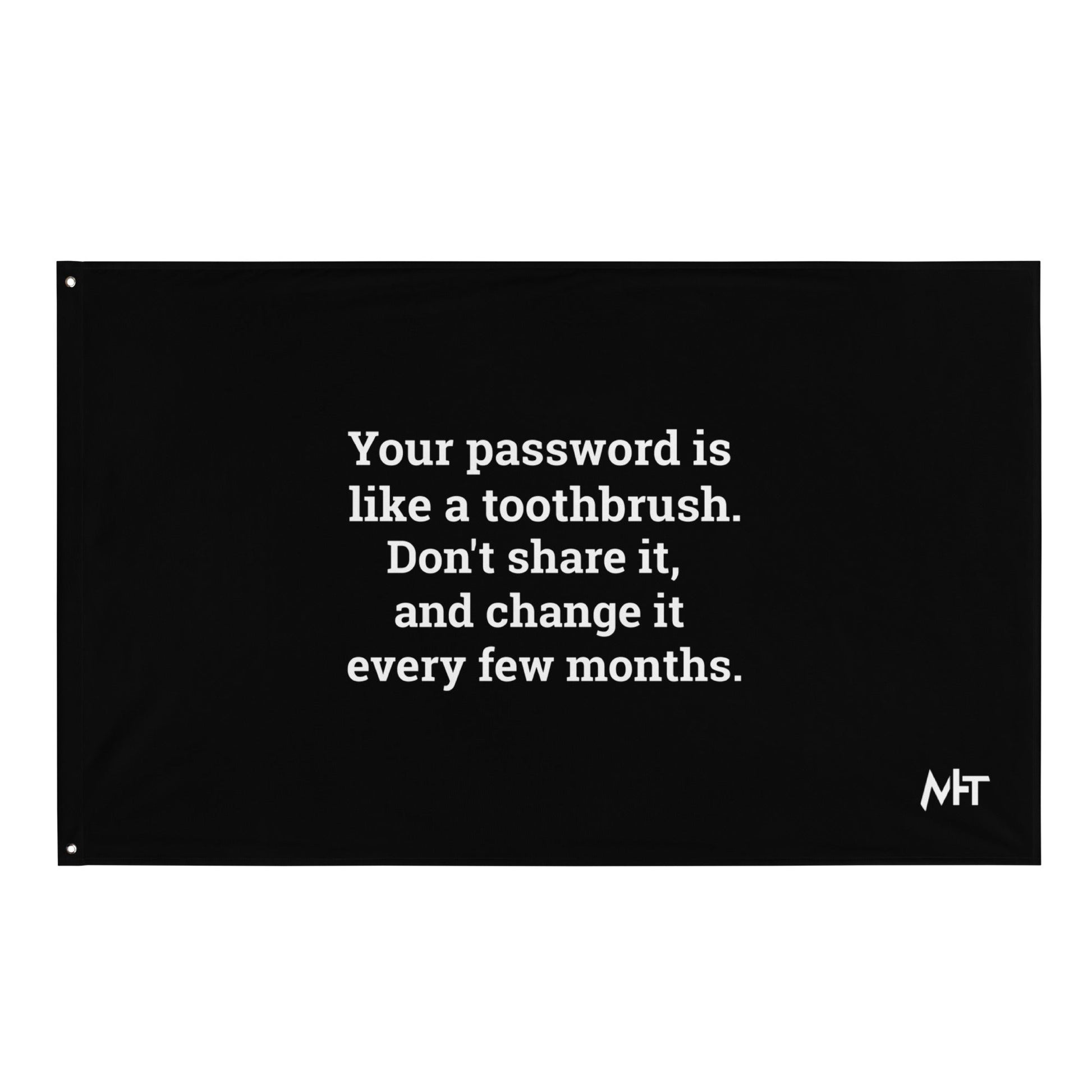 Your password is like a toothbrush V3 - Flag by DarkByteGear