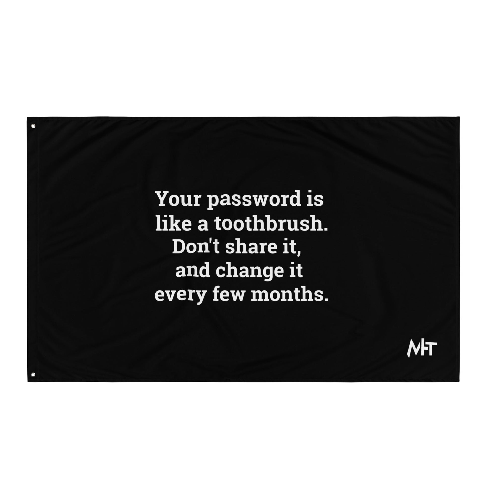 Your password is like a toothbrush V3 - Flag by DarkByteGear