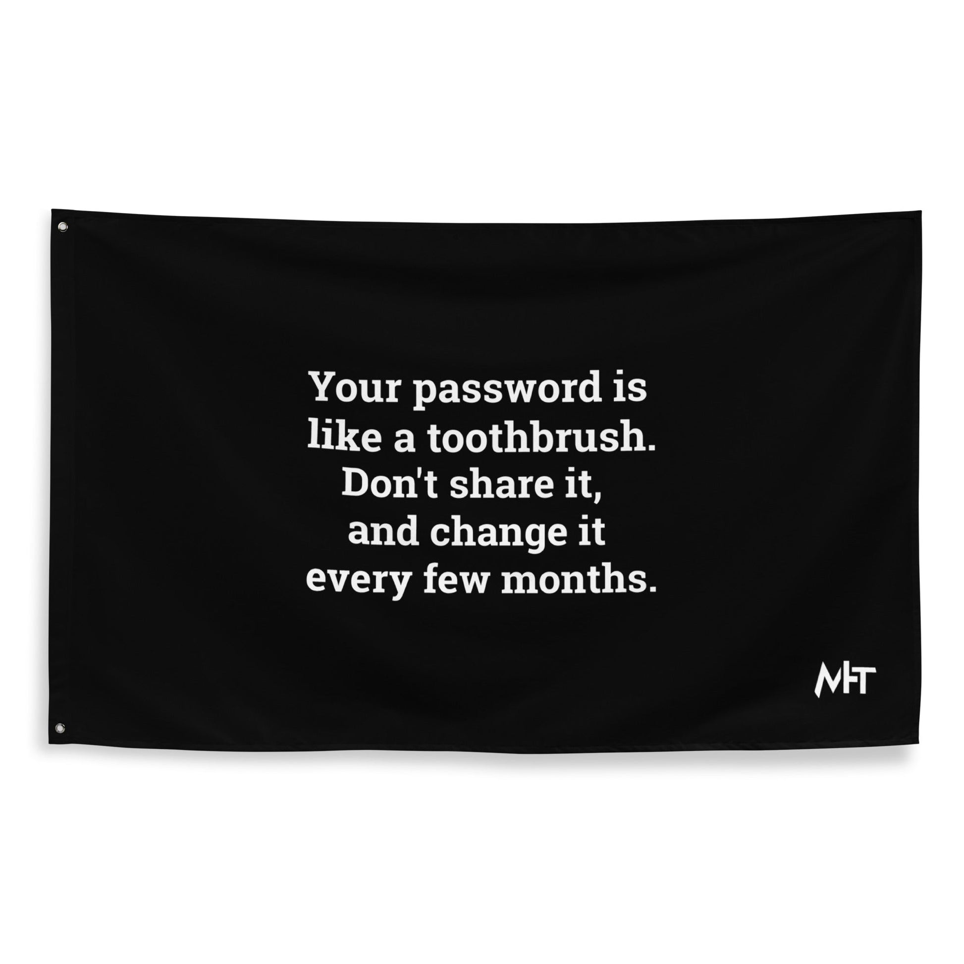 Your password is like a toothbrush V3 - Flag by DarkByteGear