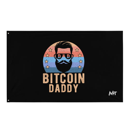 Bitcoin Daddy - Flag by DarkByteGear