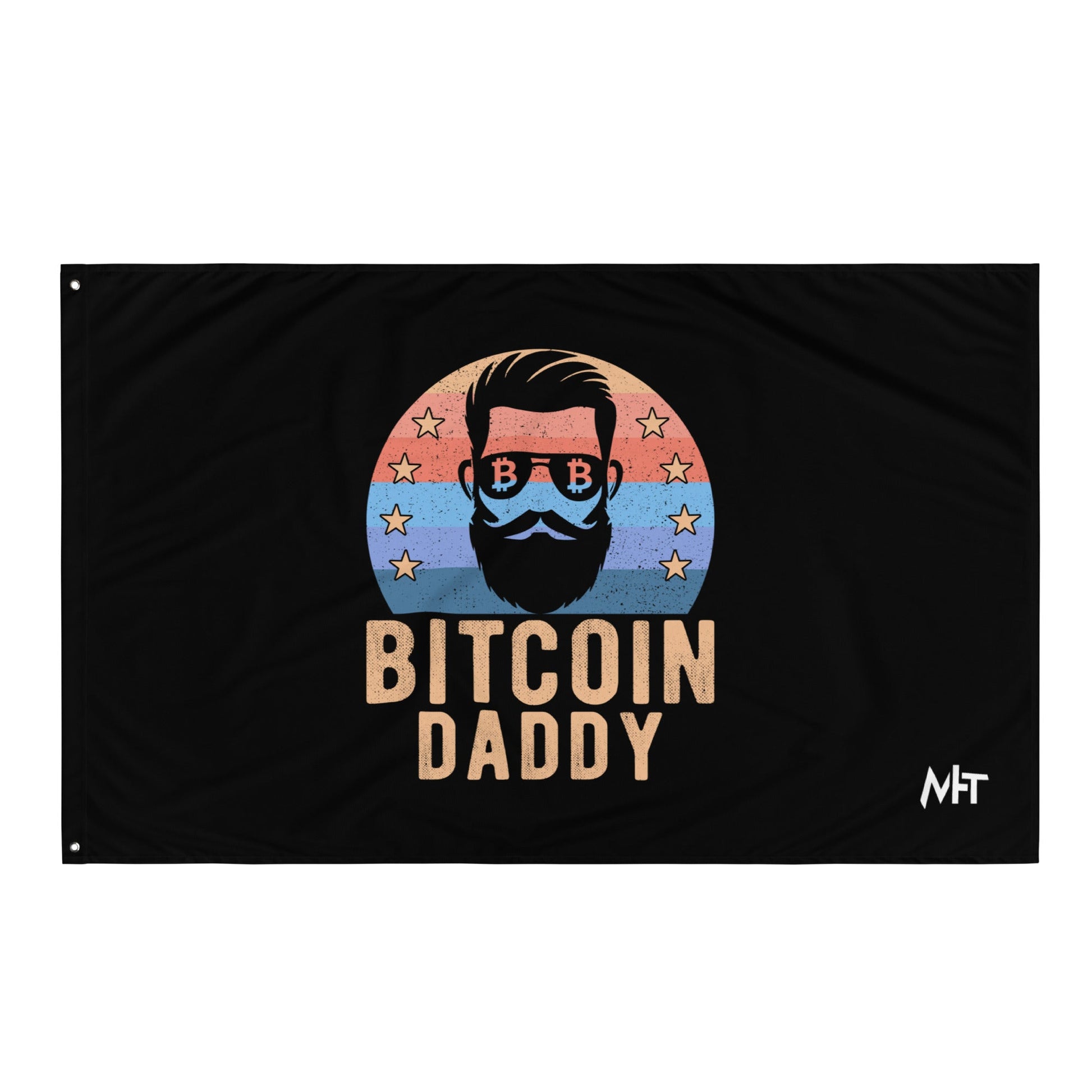 Bitcoin Daddy - Flag by DarkByteGear