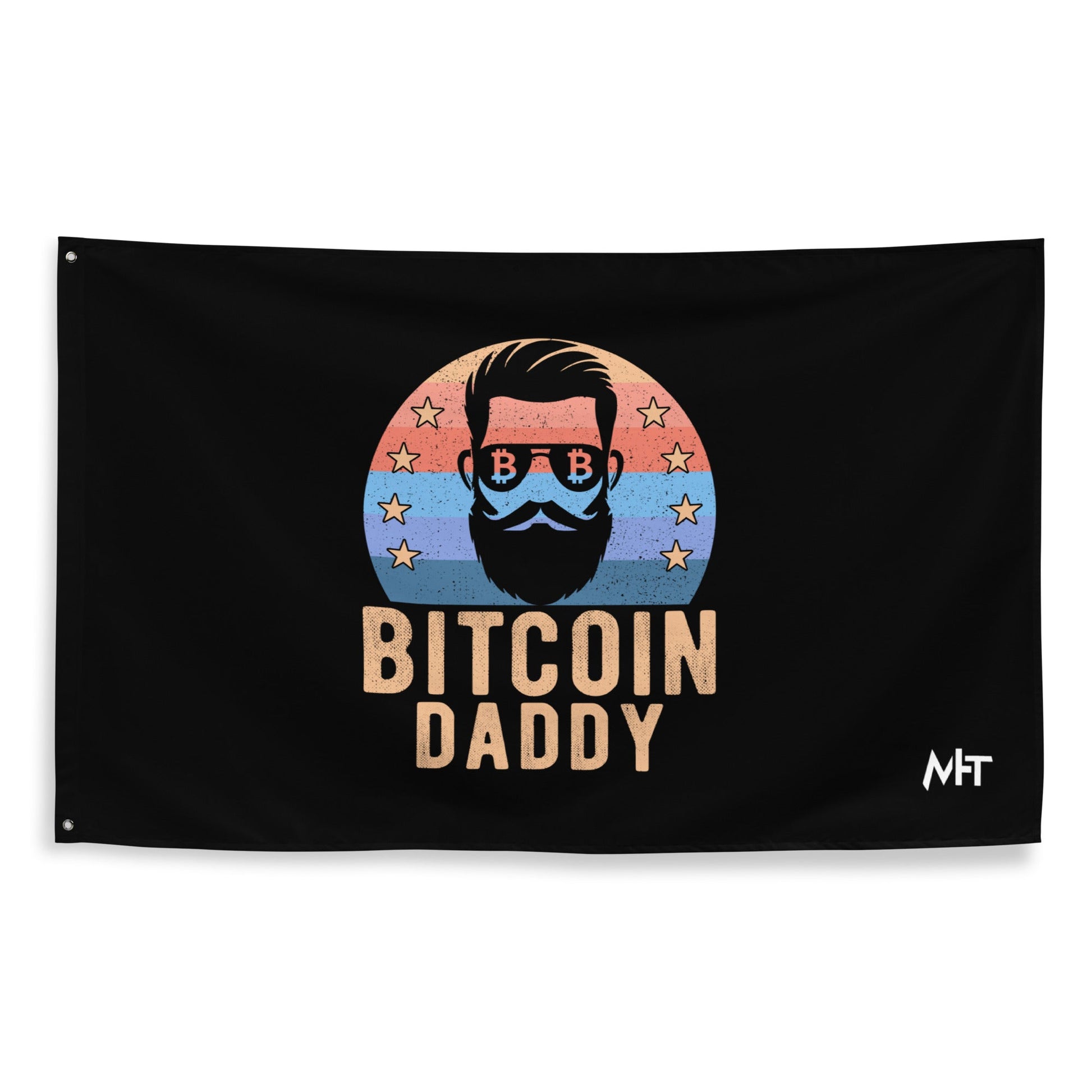 Bitcoin Daddy - Flag by DarkByteGear