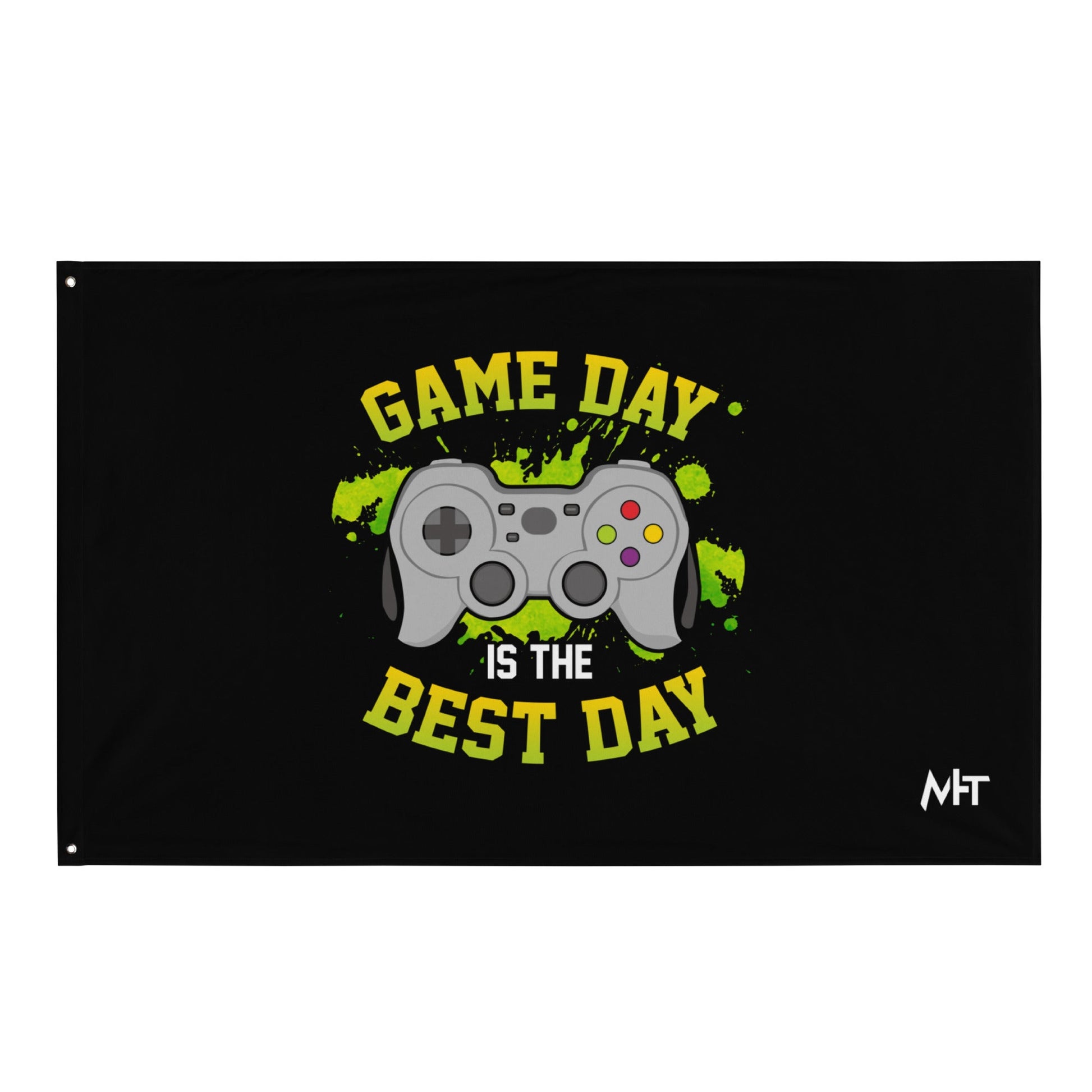 Game Day is the Best Day - Flag by DarkByteGear