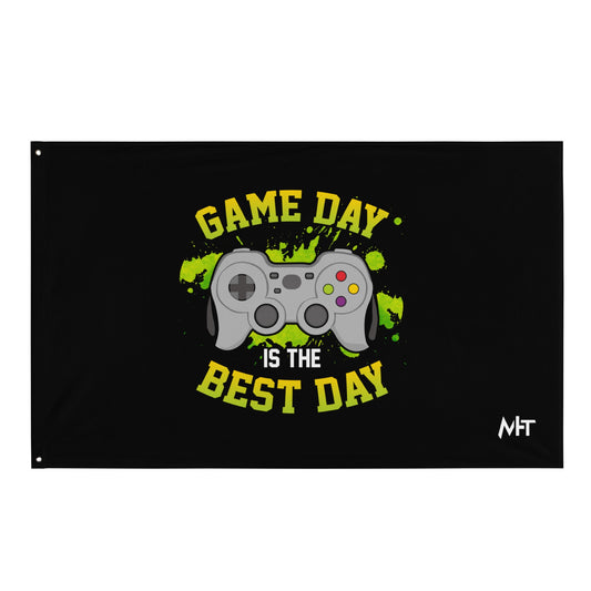 Game Day is the Best Day - Flag by DarkByteGear
