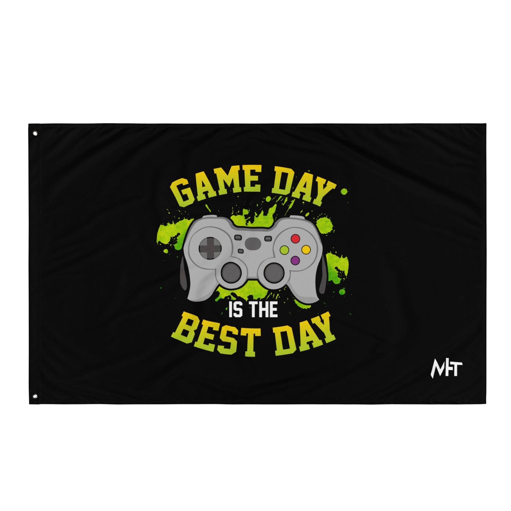 Game Day is the Best Day - Flag by DarkByteGear