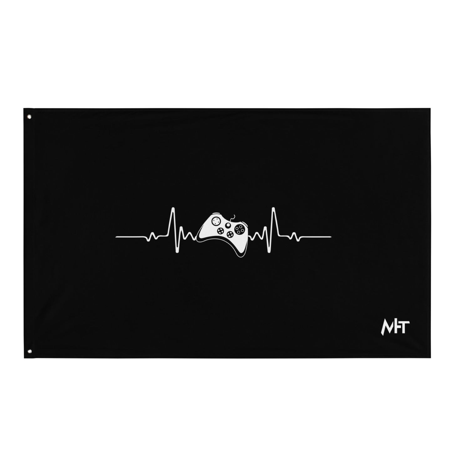 Game Controller Heartbeat - Flag by DarkByteGear