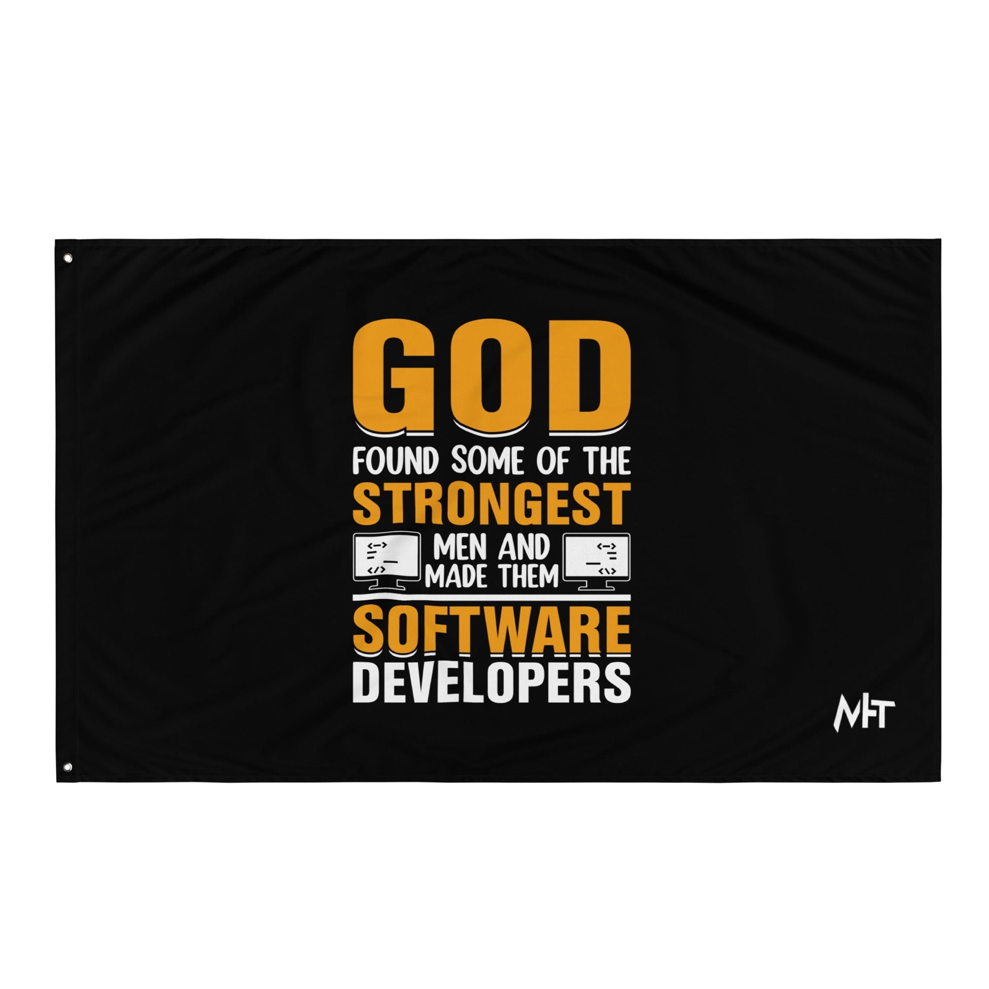 God Strongest Software - Flag by DarkByteGear